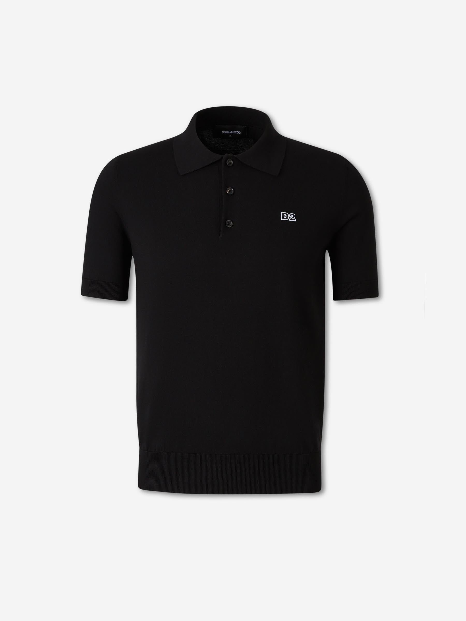 Dsquared2 Hombre Barcelona Polo Punto Logo color Negro sku 552-001724 01 - Foto 1