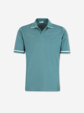 Santa Eulalia Hombre Barcelona Polo algodón color Verde Turquesa sku 552-001729 01 - Foto 1