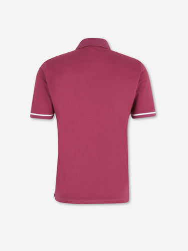 Santa Eulalia Hombre Barcelona Polo algodón color Burdeos sku 552-001729 02 - Foto 2