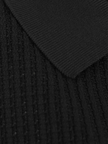 Santa Eulalia Hombre Barcelona Polo Punto Canalé color Negro sku 552-001730 01 - Foto 3