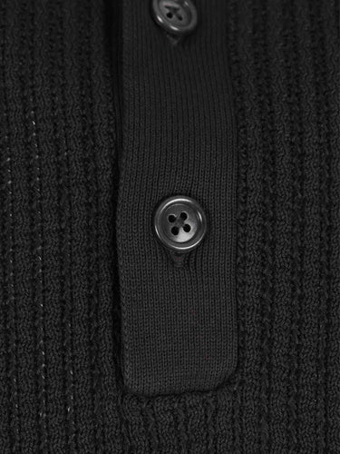 Santa Eulalia Hombre Barcelona Polo Punto Canalé color Negro sku 552-001730 01 - Foto 4