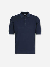 Santa Eulalia Hombre Barcelona Polo Punto Canalé color Azul Marino sku 552-001730 02 - Foto 1