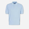 Santa Eulalia Hombre Barcelona Polo Punto Canalé color Azul Celeste sku 552-001730 03 - Foto 1