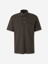 Zegna Hombre Barcelona Polo Manga Corta color Marrón sku 552-001734 02 - Foto 1