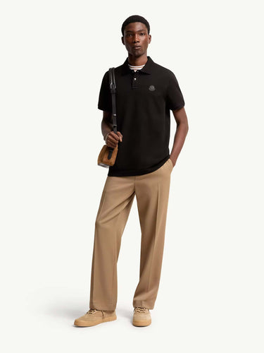 Moncler Hombre Barcelona Polo Manga Corta color Negro sku 552-001735 02 - Foto 2