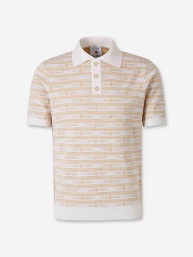 Casablanca Hombre Barcelona Polo Punto Logo color Crema sku 552-001737 01 - Foto 1