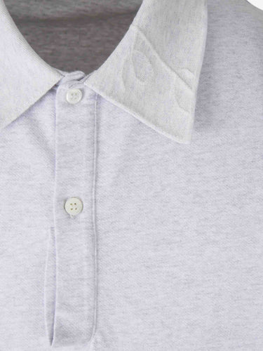 Jacquemus Hombre Barcelona Polo Logo Algodón color Gris Claro sku 552-001738 01 - Foto 3