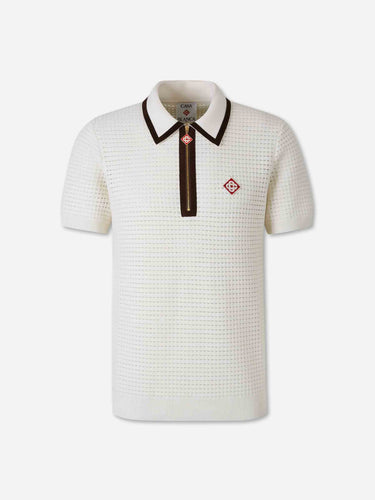 Casablanca Hombre Barcelona Polo Punto Cremallera color Blanco sku 552-001743 01 - Foto 1
