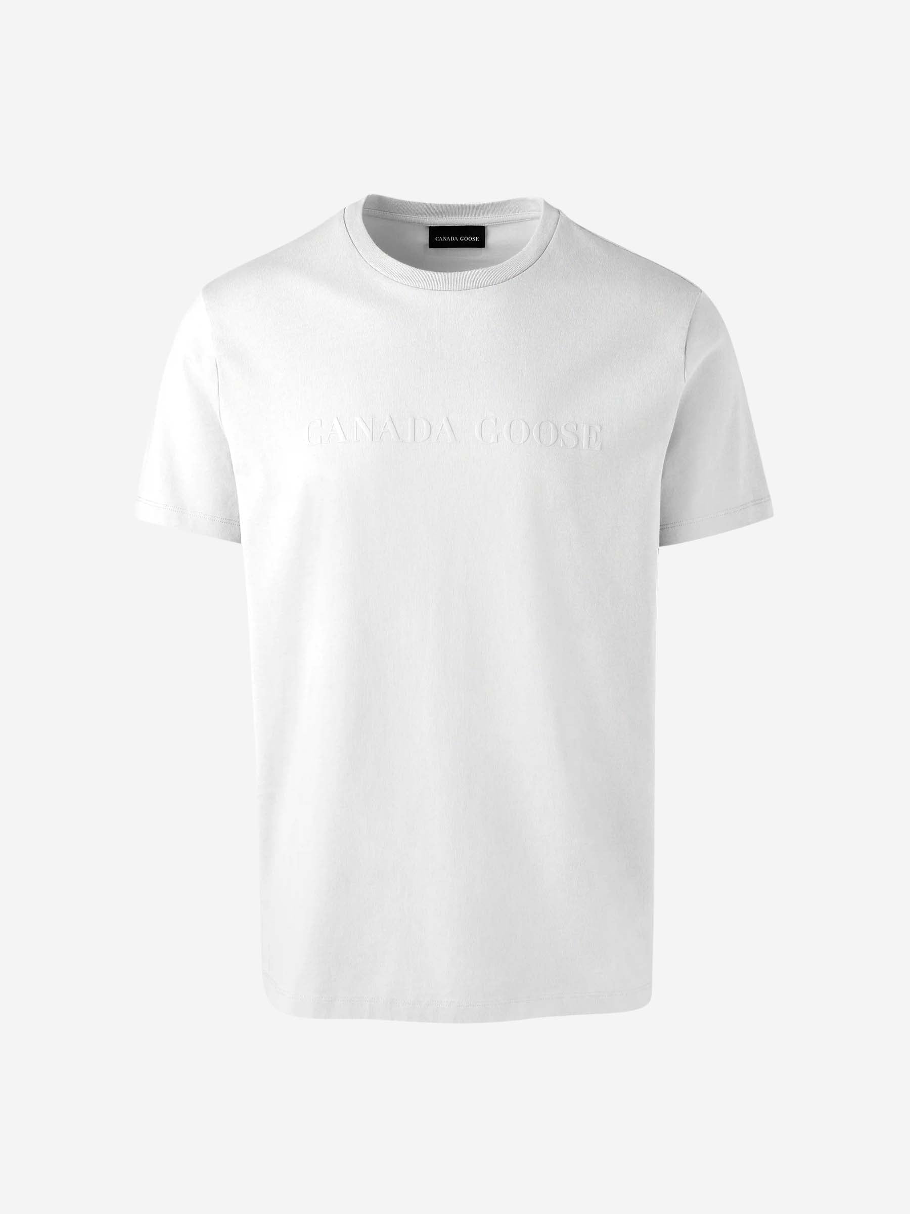 Canada Goose Hombre Barcelona Camiseta Emersen Algodón color Blanco sku 553-004065 02 - Foto 1
