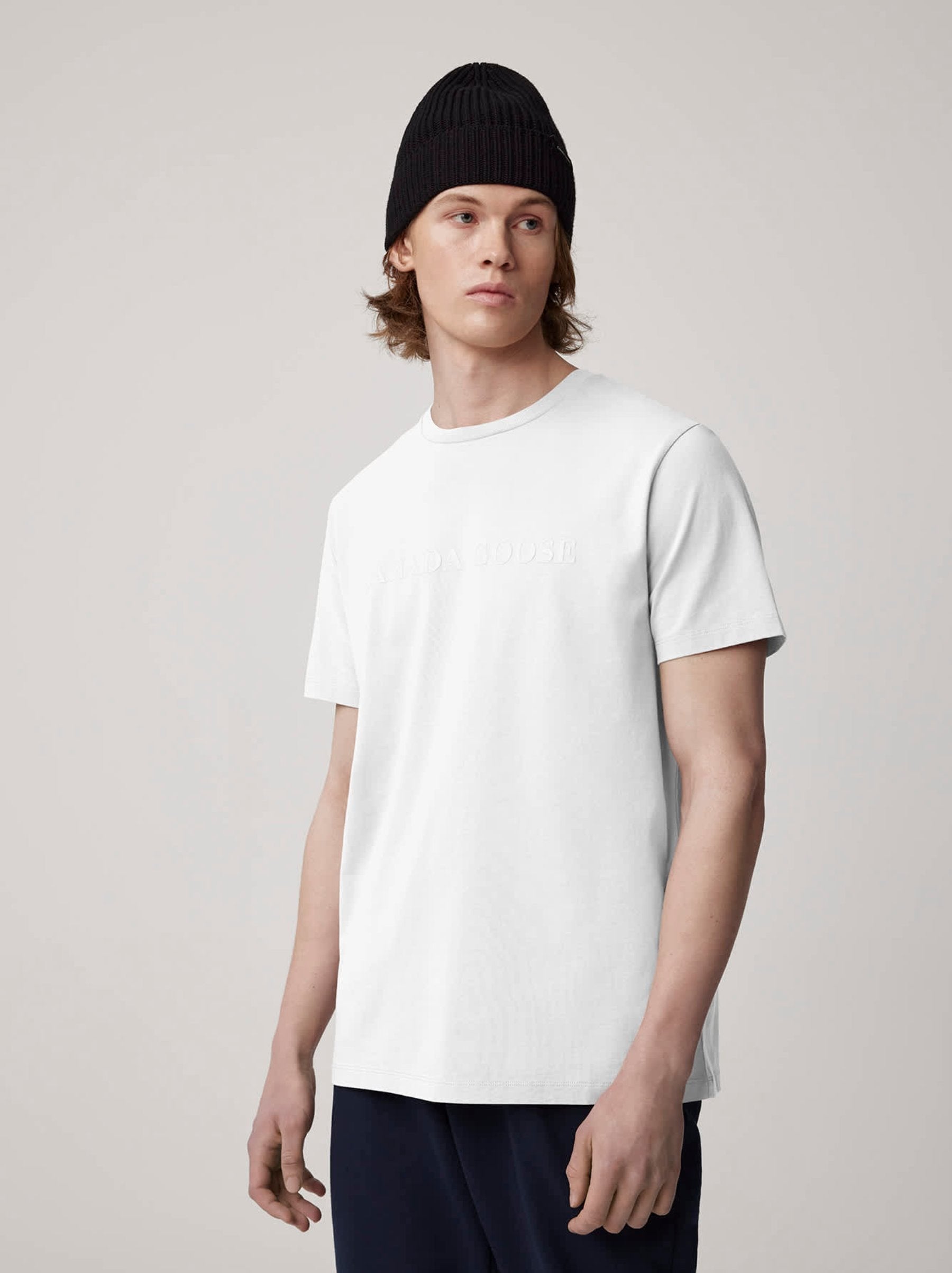 Canada Goose Hombre Barcelona Camiseta Emersen Algodón color Blanco sku 553-004065 02 - Foto 2