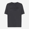 Balmain Hombre Barcelona Camiseta Logo Algodón color Gris Antracita sku 553-004113 02 - Foto 1