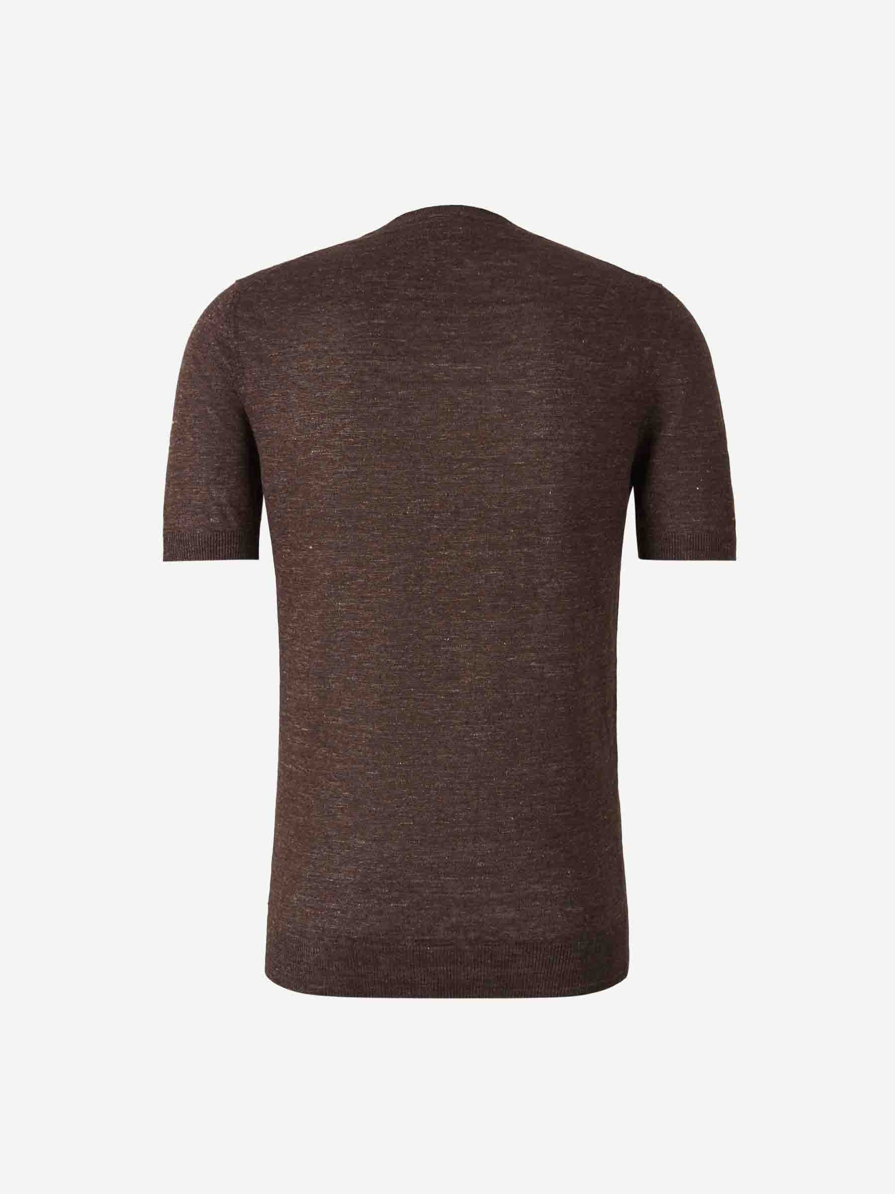 Santa Eulalia Hombre Barcelona Camiseta Punto Lino color Marrón sku 553-004262 01 - Foto 2