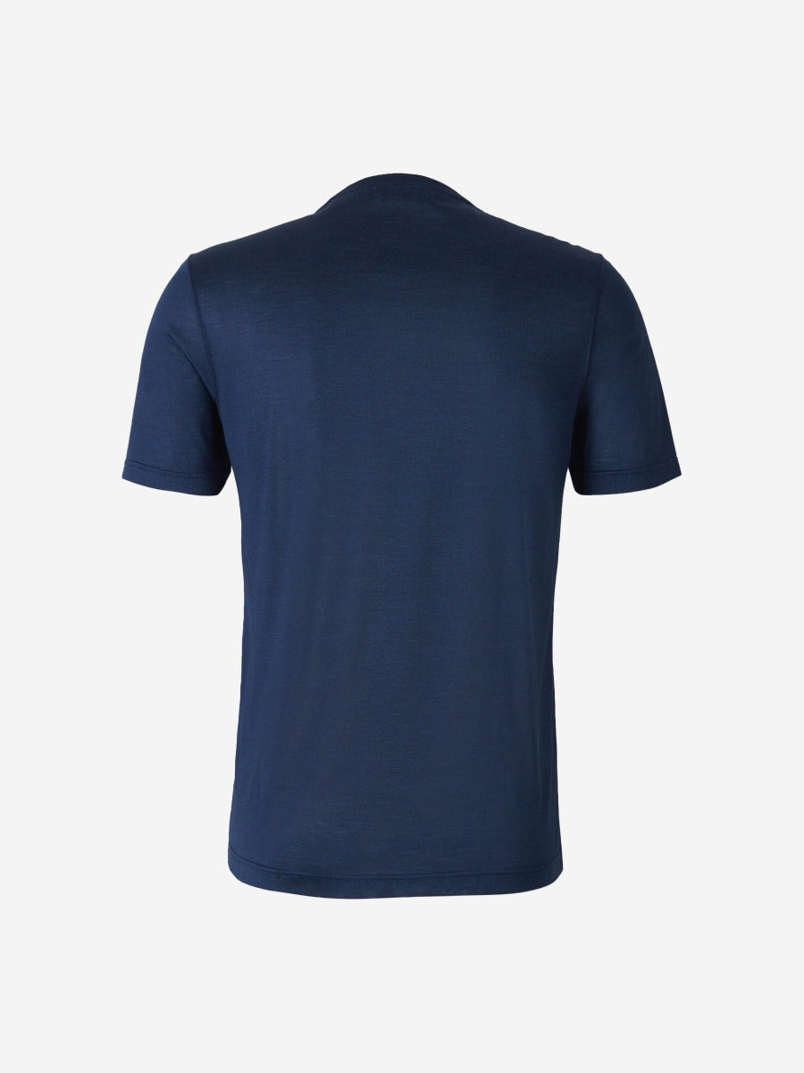 Santa Eulalia Hombre Barcelona Camiseta Lisa Lino color Azul Marino sku 553-004264 01 - Foto 2