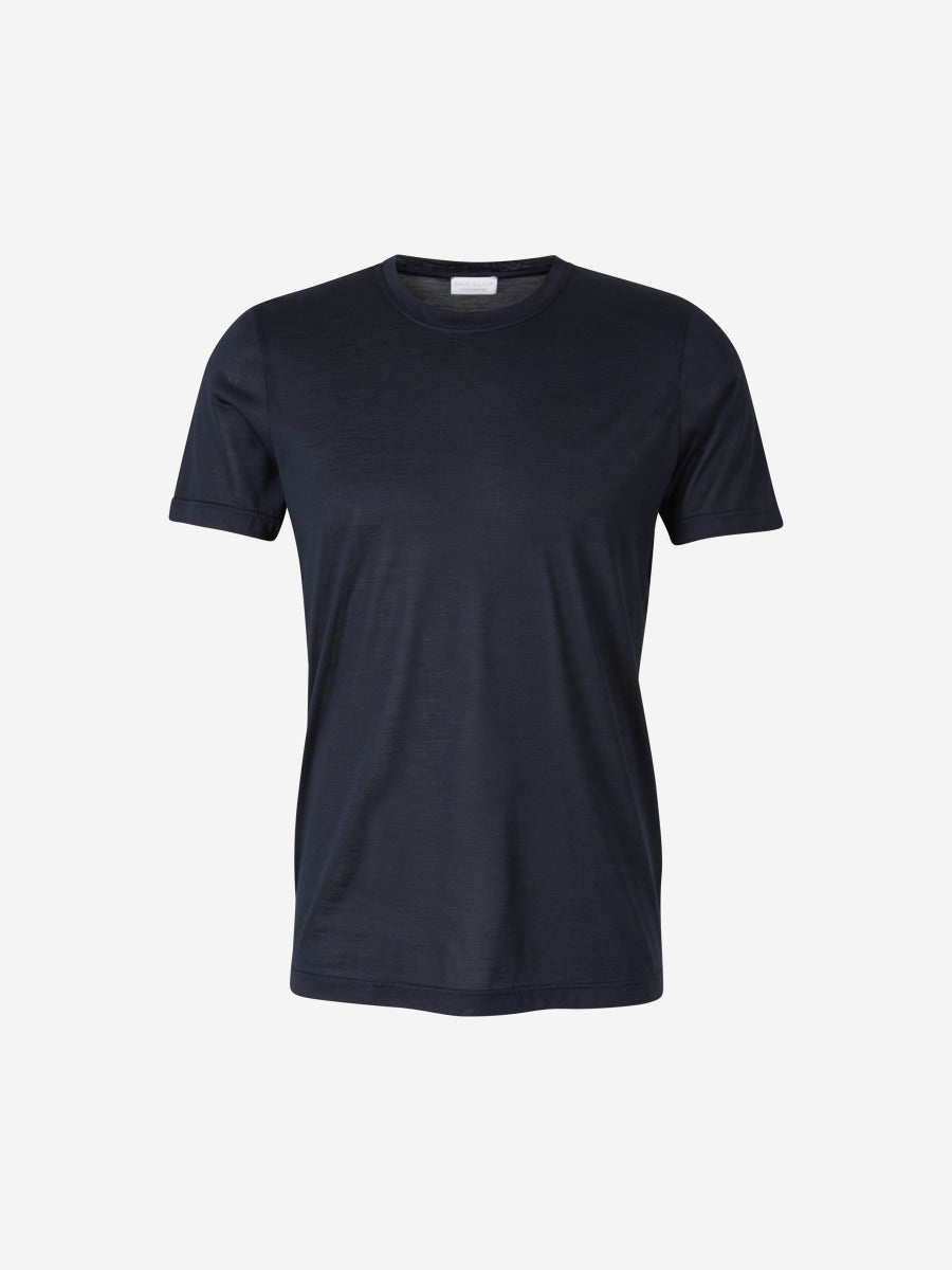 Santa Eulalia Hombre Barcelona Camiseta Lisa Lino color Azul Marino sku 553-004264 02 - Foto 1