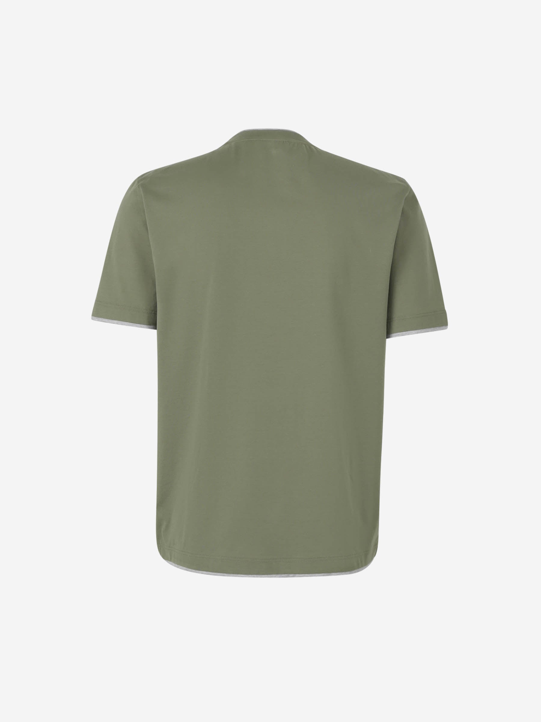 Santa Eulalia Hombre Barcelona Camiseta Ribete Contraste color Verde sku 553-004265 03 - Foto 2