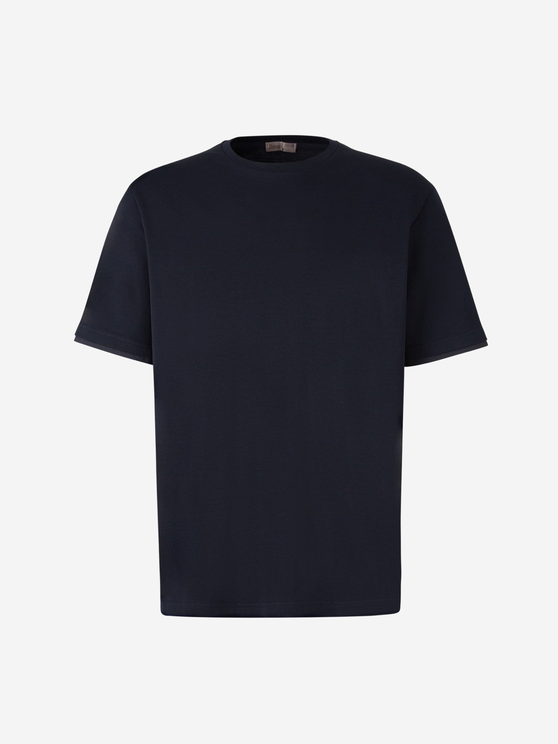 Herno Hombre Barcelona Camiseta Lisa Algodón color Azul Noche sku 553-004311 02 - Foto 1