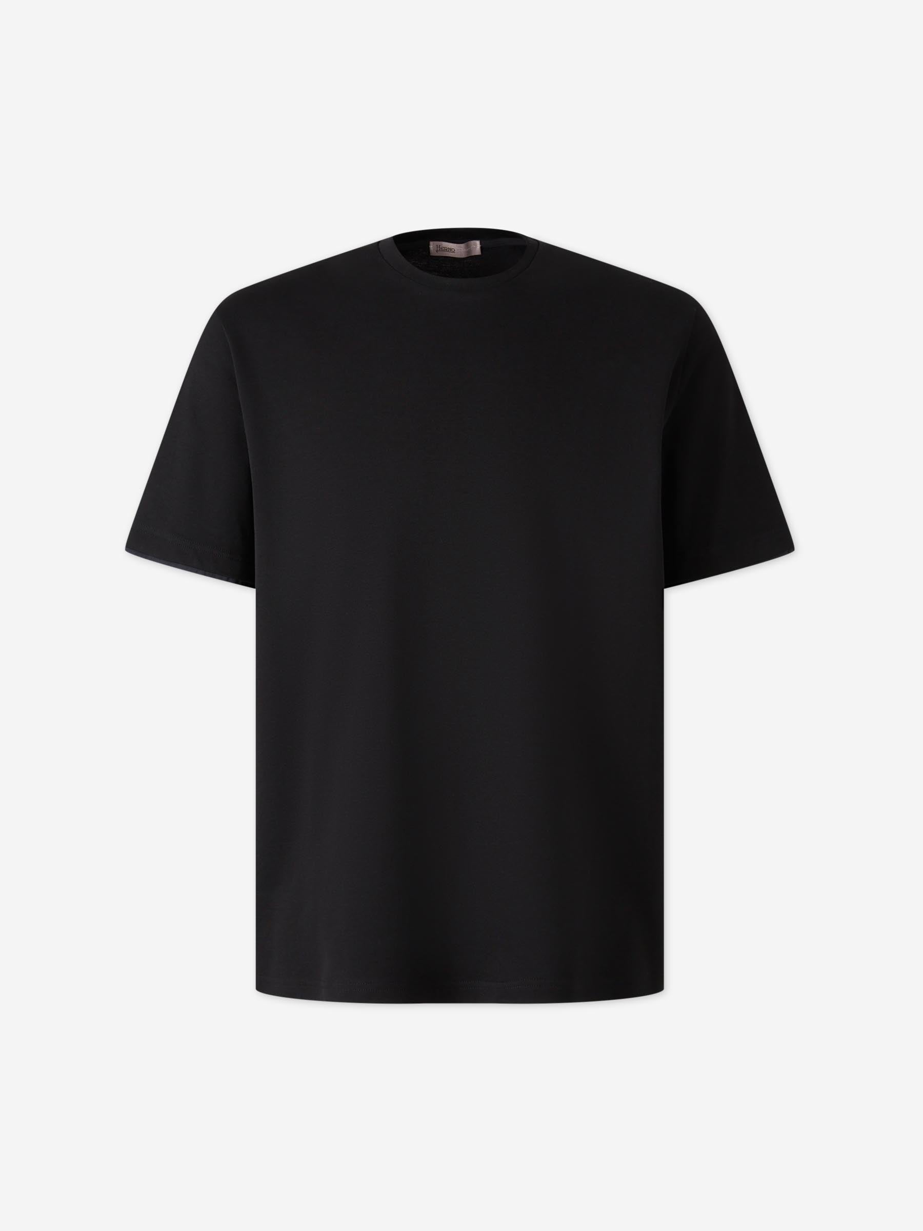 Herno Hombre Barcelona Camiseta Algodón color Negro sku 553-004311 03 - Foto 1
