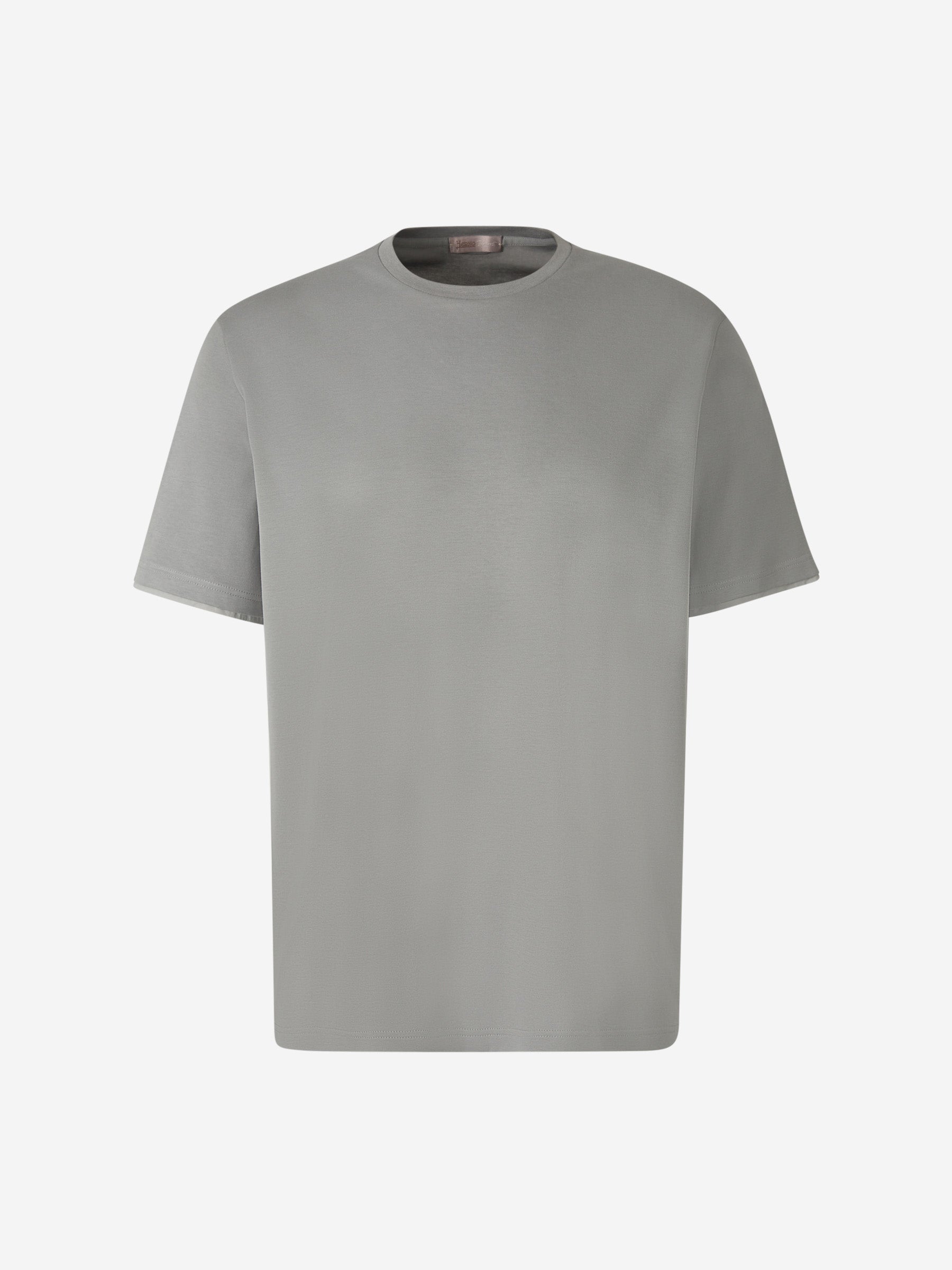 Herno Hombre Barcelona Camiseta Lisa Algodón color Gris sku 553-004311 04 - Foto 1