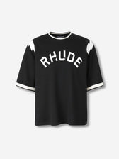 Rhude Hombre Barcelona Camiseta Cuello Redondo color Negro sku 553-004317 01 - Foto 1