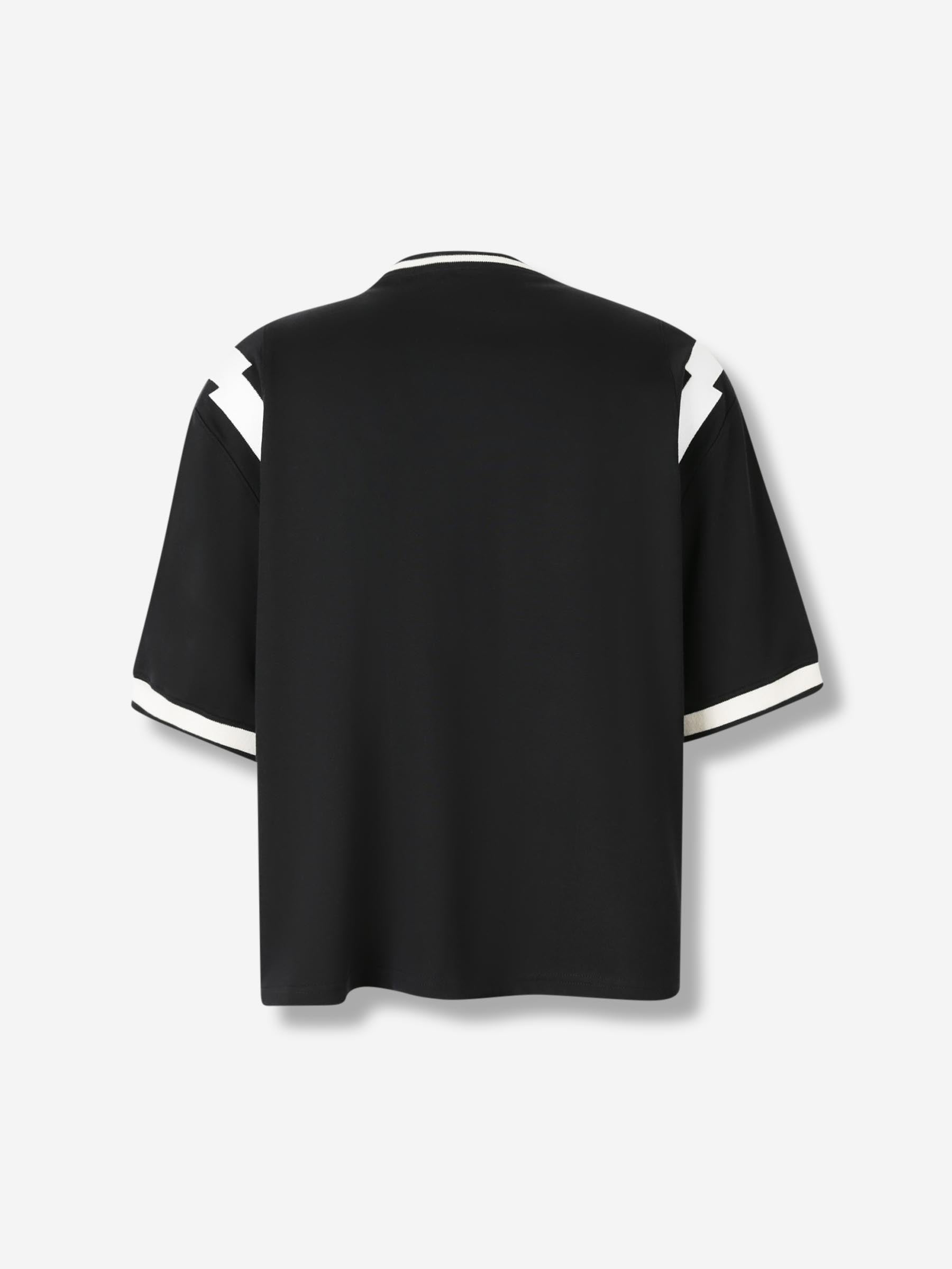 Rhude Hombre Barcelona Camiseta Cuello Redondo color Negro sku 553-004317 01 - Foto 2