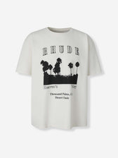 Rhude Hombre Barcelona Camiseta Cuello Redondo color Blanco sku 553-004318 01 - Foto 1
