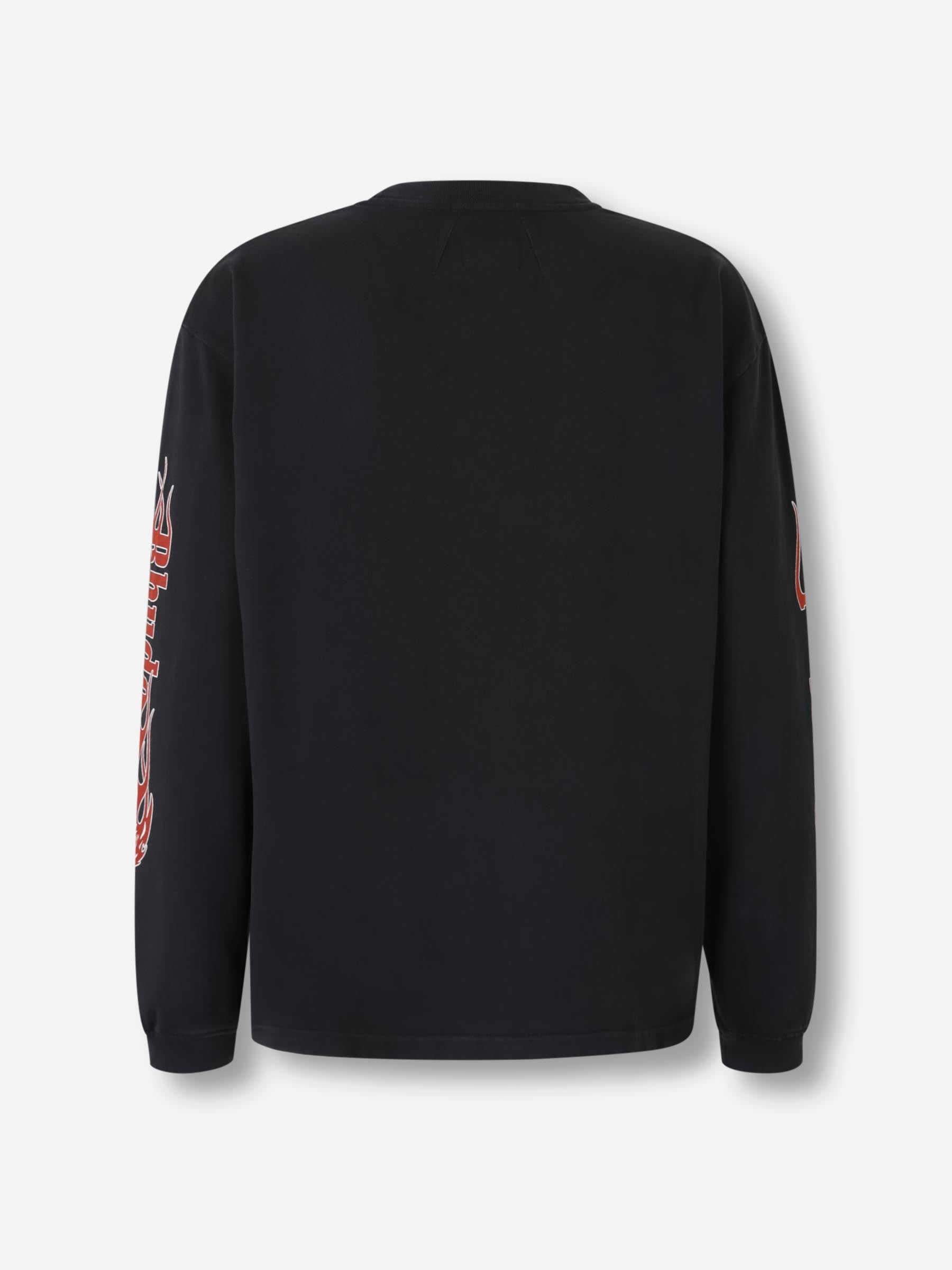 Rhude Hombre Barcelona Camiseta Manga Larga color Negro sku 553-004322 01 - Foto 2