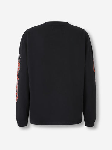 Rhude Hombre Barcelona Camiseta Manga Larga color Negro sku 553-004322 01 - Foto 2