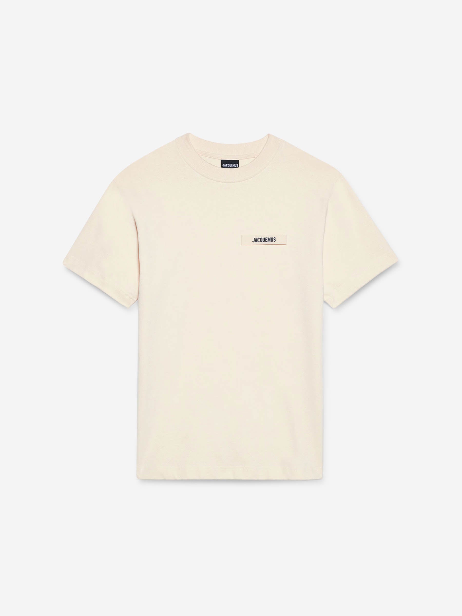 Jacquemus Hombre Barcelona Camiseta Gros Grain color Beige sku 553-004333 01 - Foto 1