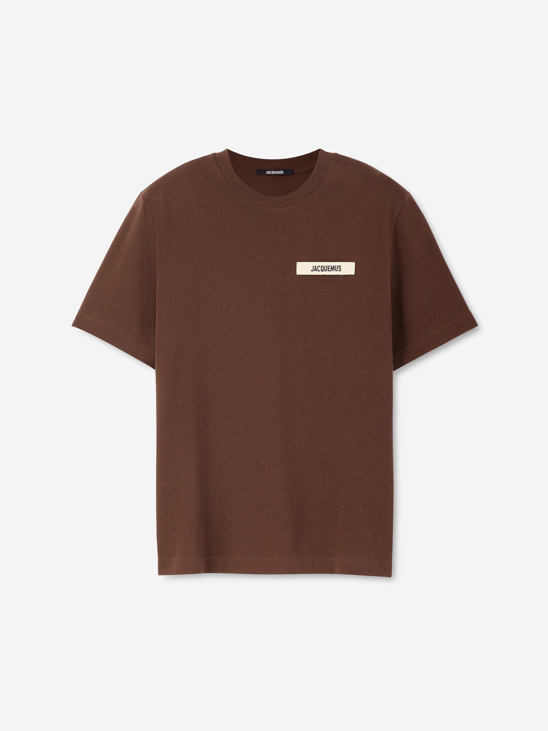 Jacquemus Hombre Barcelona Camiseta Gros Grain color Marrón sku 553-004333 03 - Foto 1