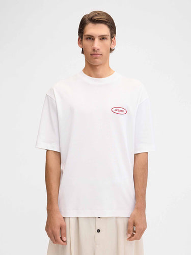 Jacquemus Hombre Barcelona Camiseta Stazione color Blanco sku 553-004334 02 - Foto 2
