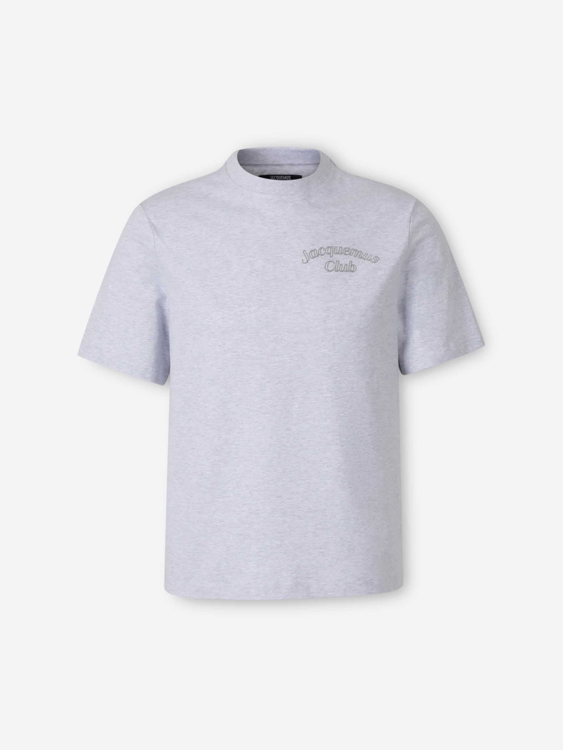 Jacquemus Hombre Barcelona Camiseta Le T-Shirt Club color Gris sku 553-004336 01 - Foto 1