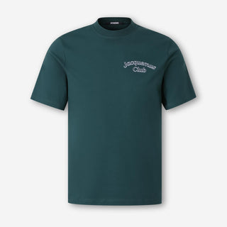 Jacquemus Hombre Barcelona Camiseta Le T-Shirt Club color Verde Lima sku 553-004336 02 - Foto 1