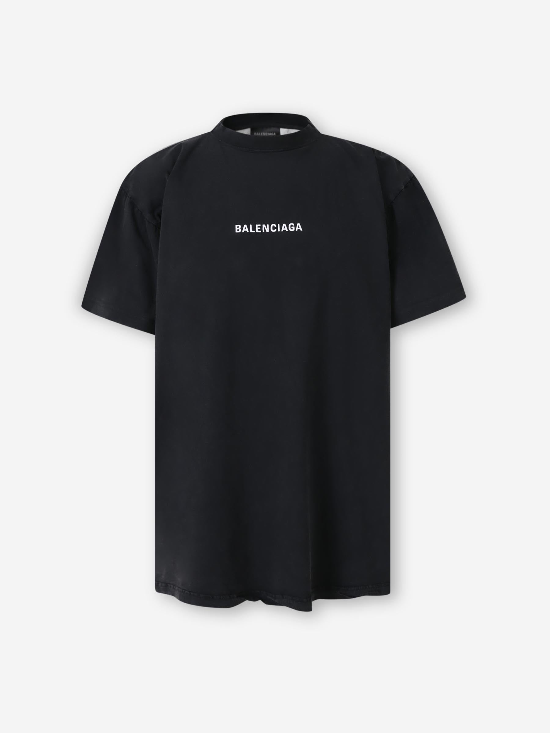 Balenciaga Hombre Barcelona Camiseta Cuello Redondo color Negro sku 553-004341 01 - Foto 1