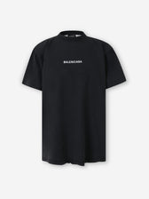 Balenciaga Hombre Barcelona Camiseta Cuello Redondo color Negro sku 553-004341 01 - Foto 1