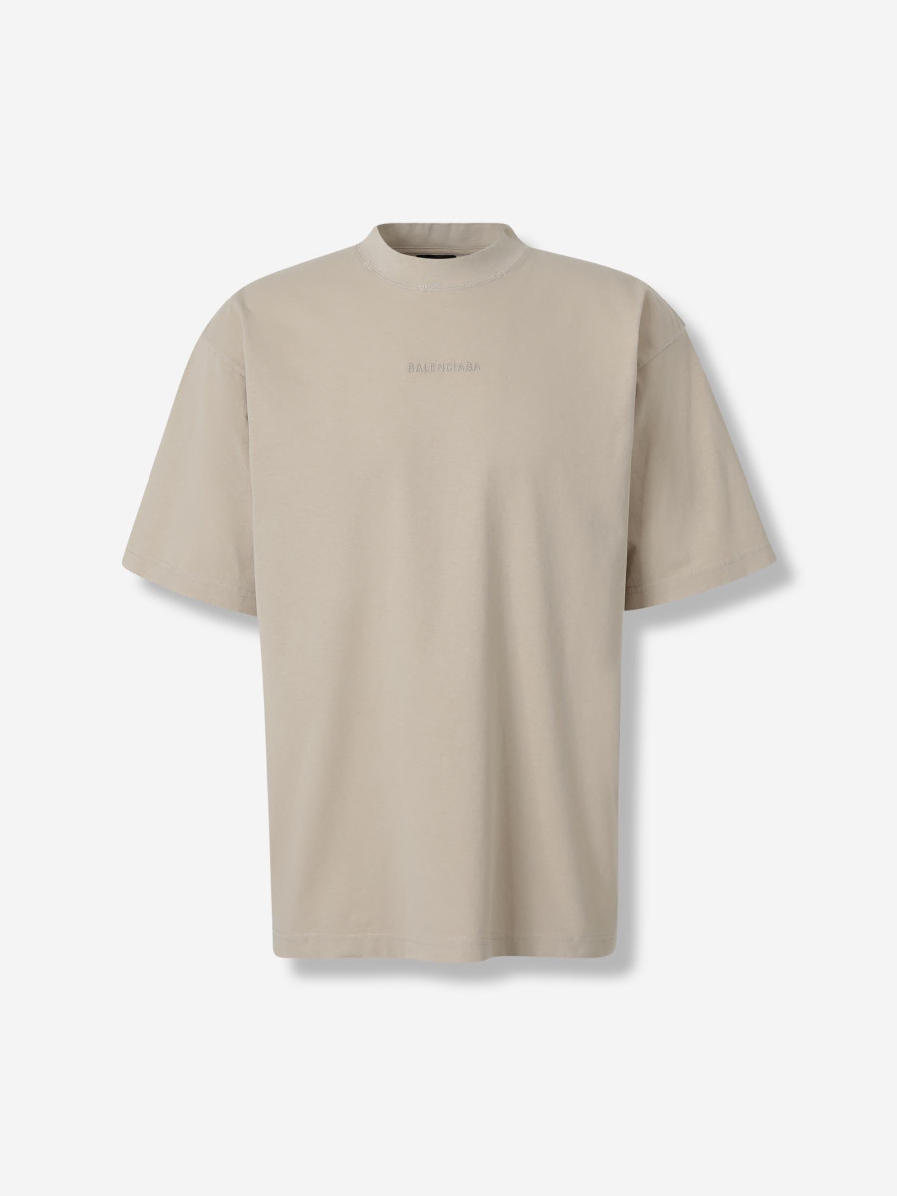 Balenciaga Hombre Barcelona Camiseta Back color Beige sku 553-004344 02 - Foto 1