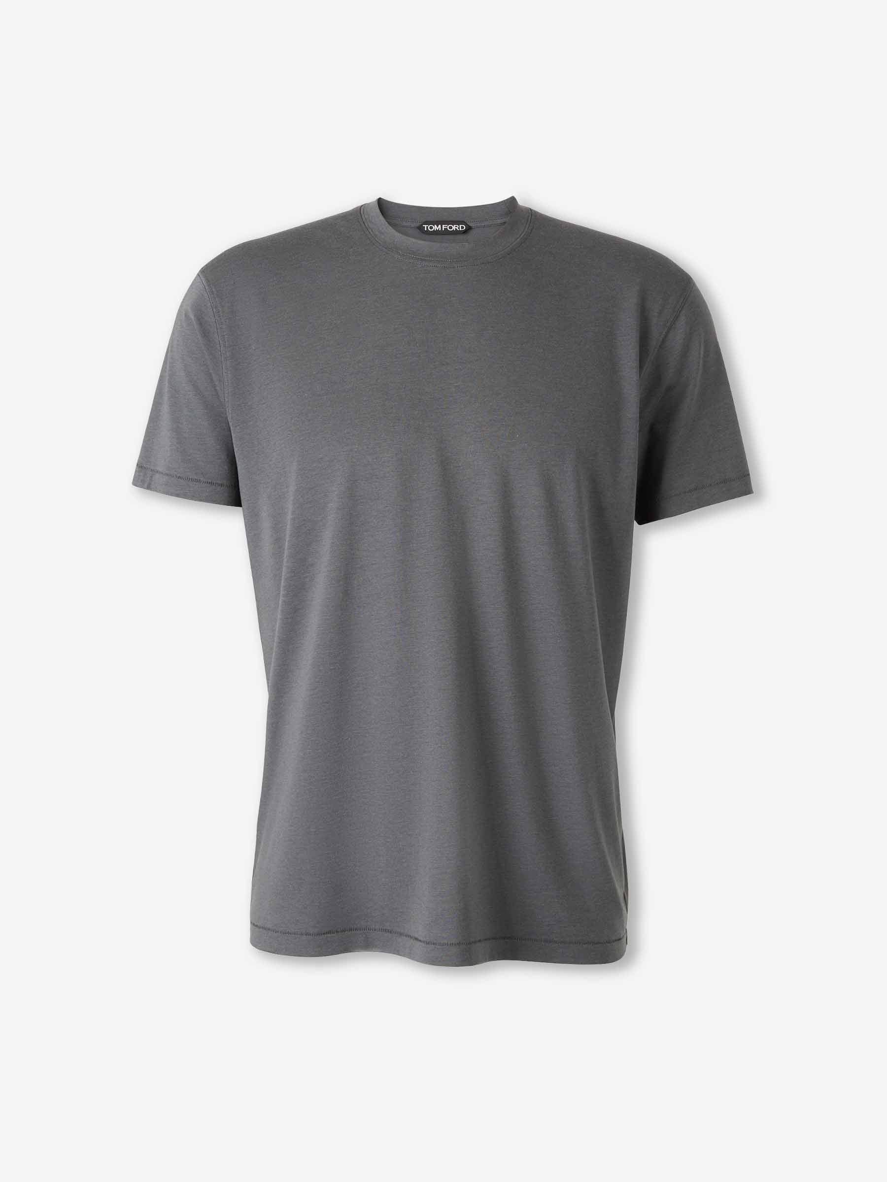 Tom Ford Hombre Barcelona Camiseta Lyocell color Azul Noche sku 553-004348 04 - Foto 1