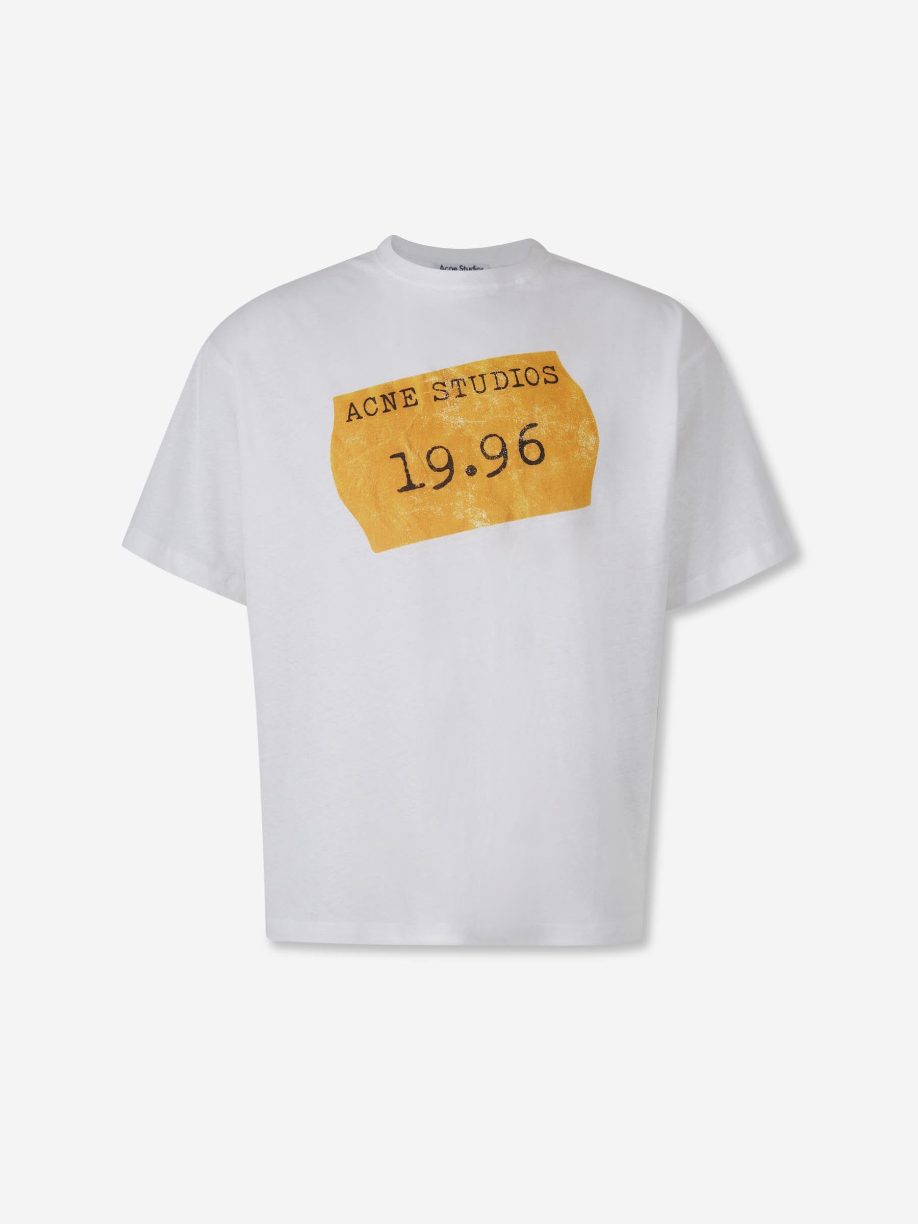 Acne Studios Hombre Barcelona Camiseta Logo color Blanco sku 553-004349 01 - Foto 1