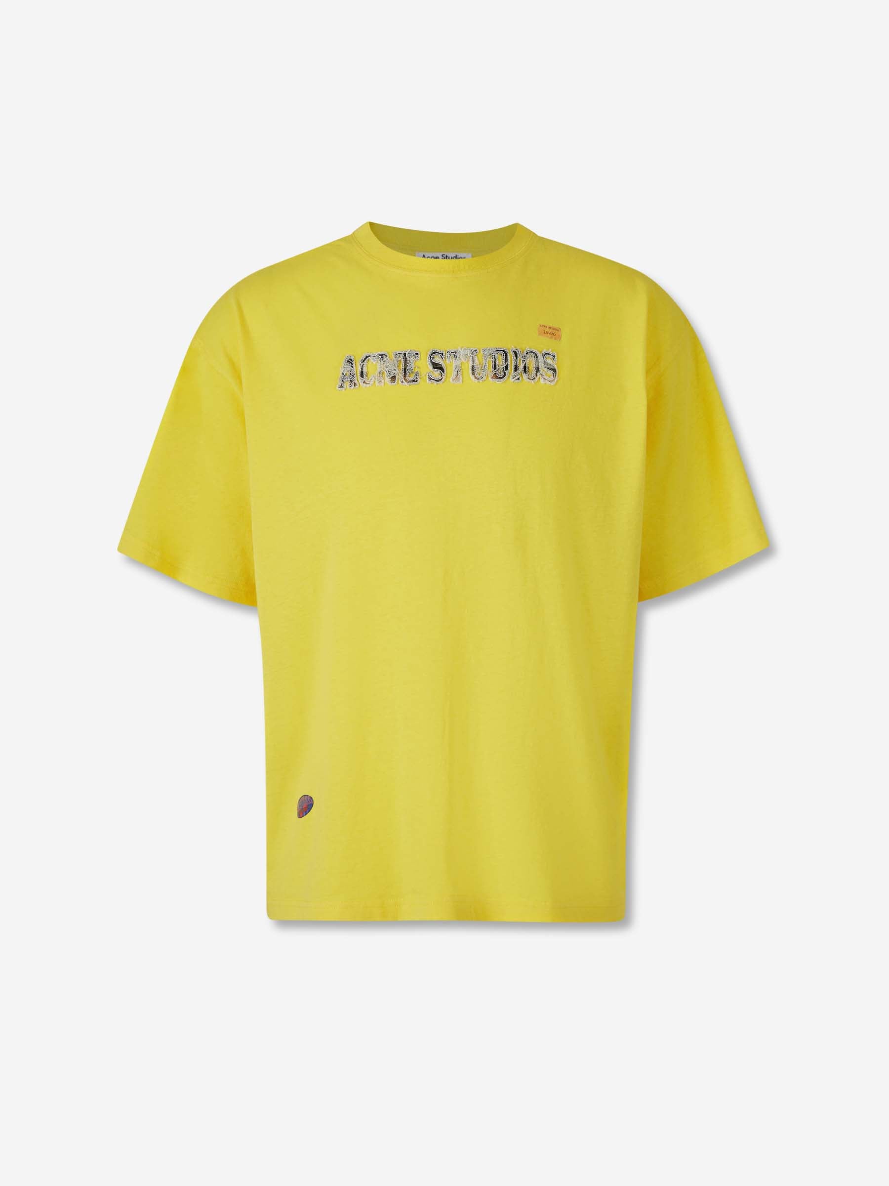 Acne Studios Hombre Barcelona Camiseta Logo color Amarillo sku 553-004350 01 - Foto 1