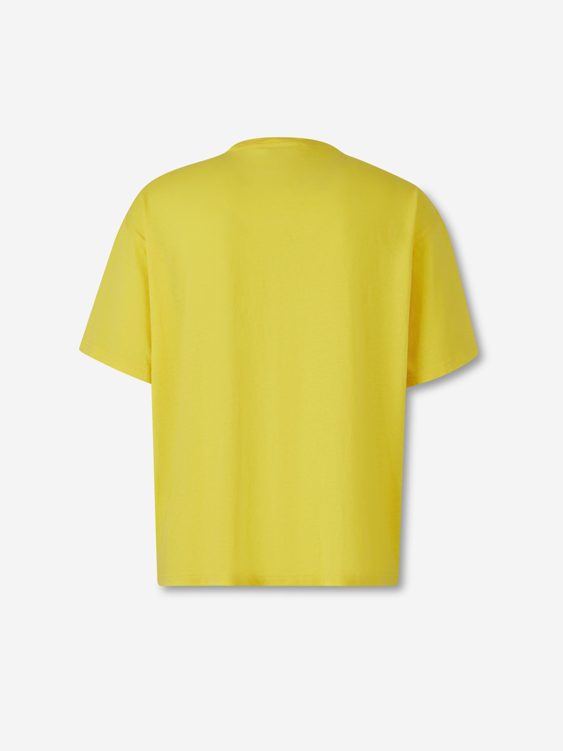Acne Studios Hombre Barcelona Camiseta Logo color Amarillo sku 553-004350 01 - Foto 2