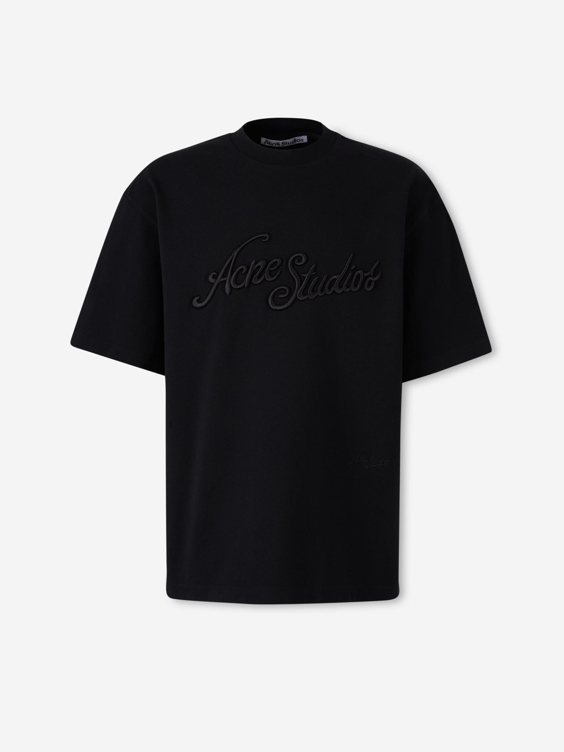 Acne Studios Hombre Barcelona Camiseta Logo Relaxed color Negro sku 553-004351 02 - Foto 1