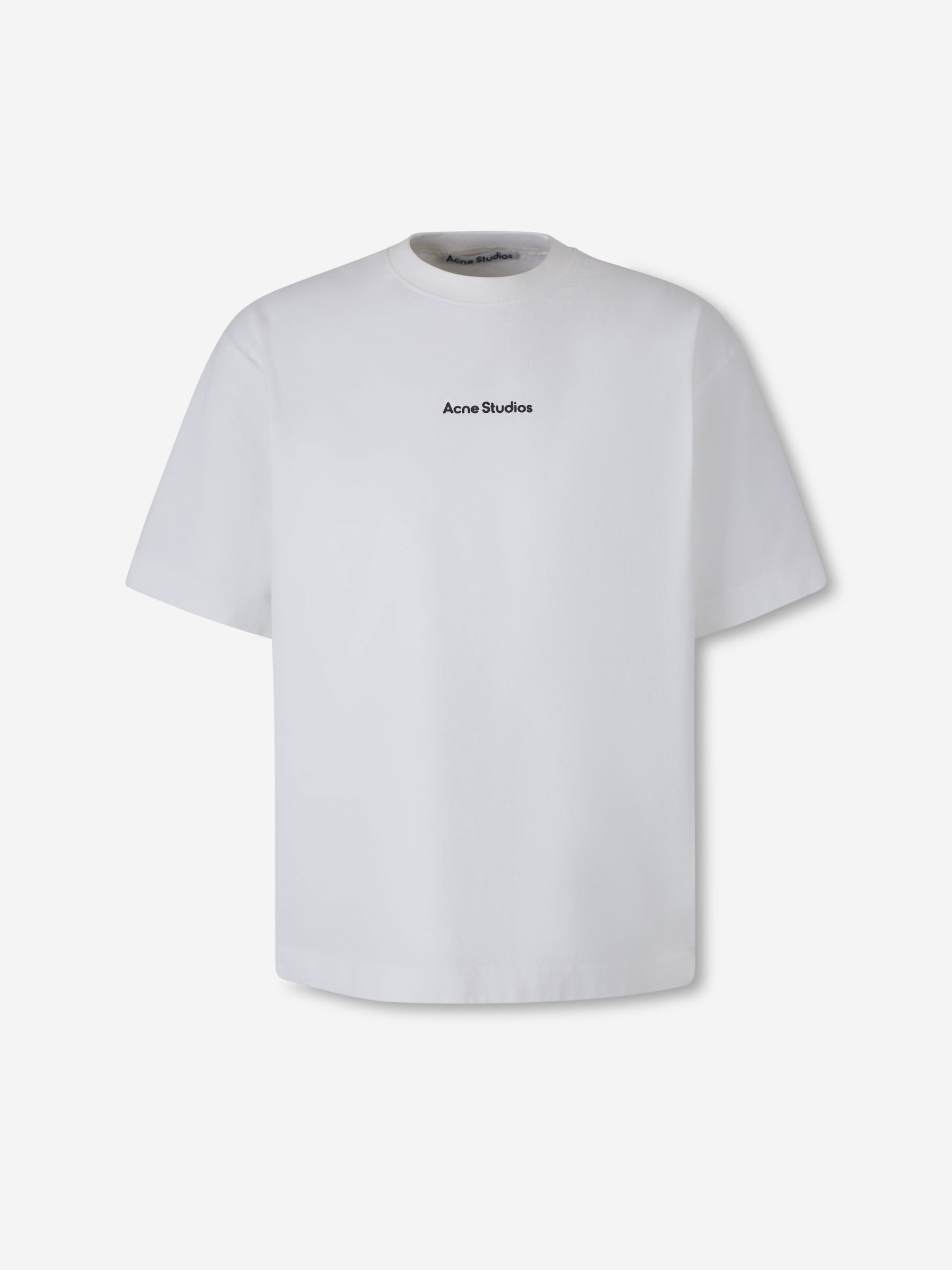 Acne Studios Hombre Barcelona Camiseta Logo color Blanco sku 553-004353 02 - Foto 1