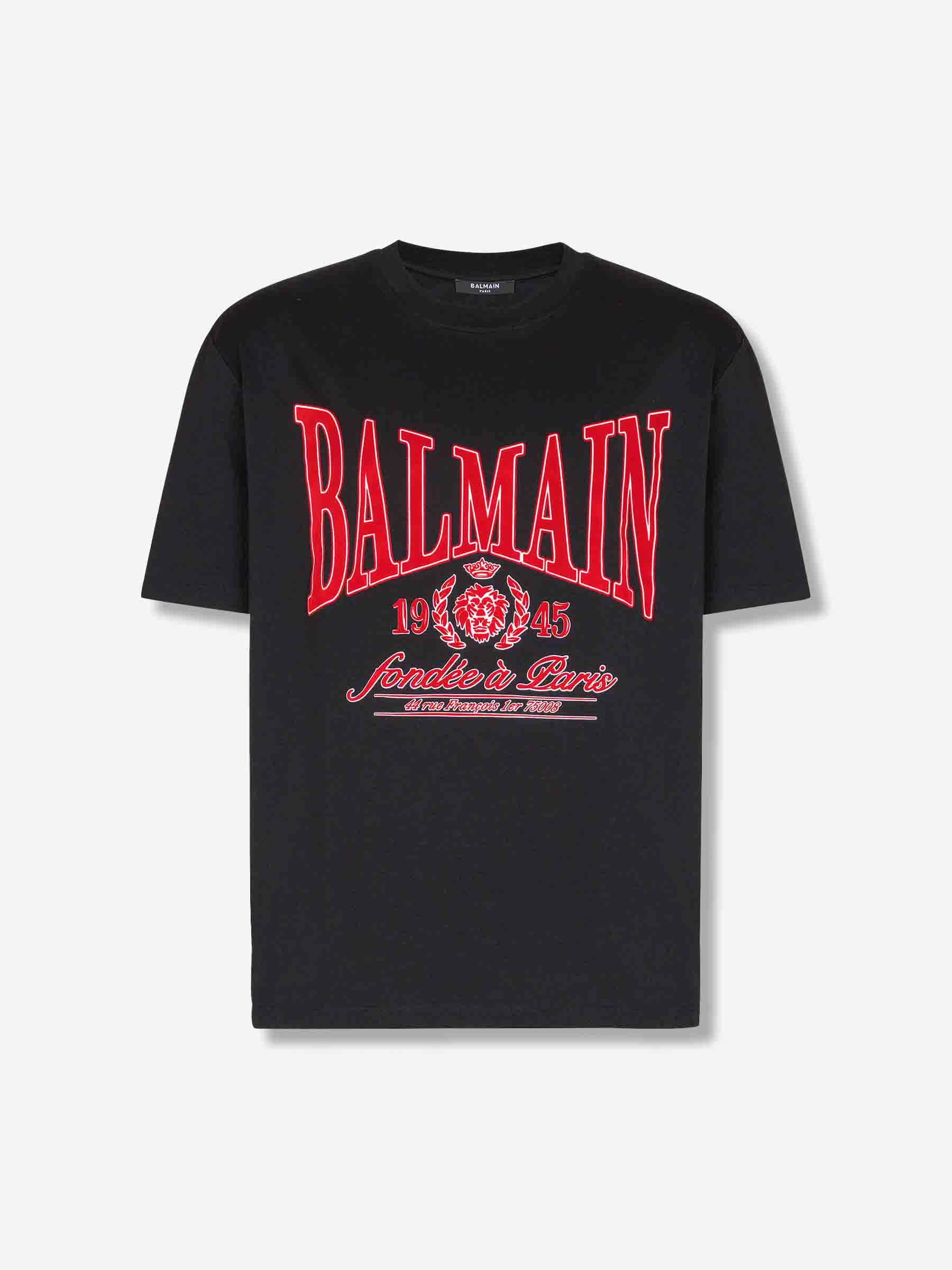 Balmain Hombre Barcelona Camiseta Cuello Redondo color Negro sku 553-004359 01 - Foto 1
