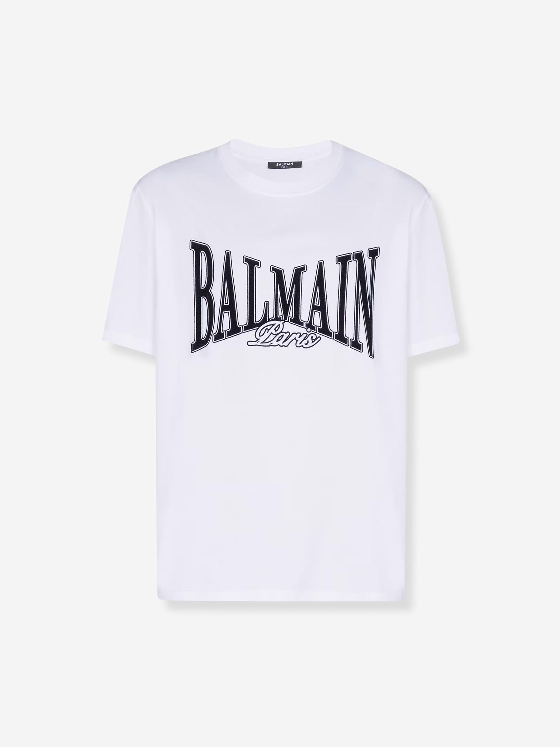 Balmain Hombre Barcelona Camiseta Cuello Redondo color Blanco sku 553-004360 01 - Foto 1