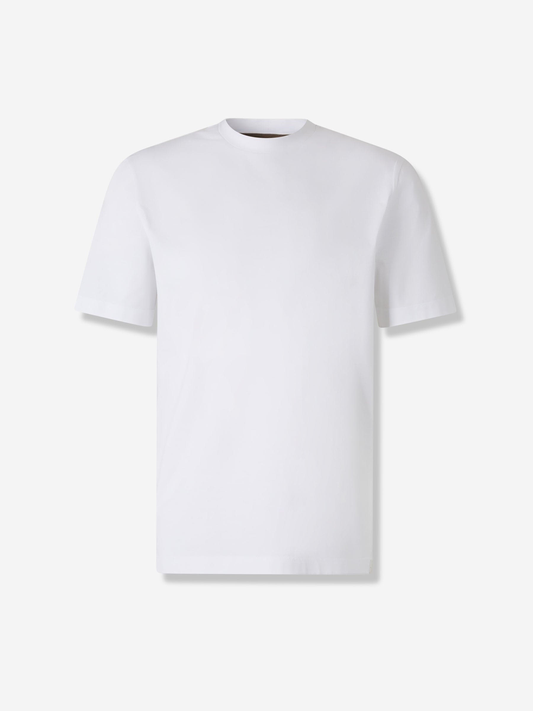 Brioni Hombre Barcelona Camiseta Algodón color Blanco sku 553-004362 02 - Foto 1