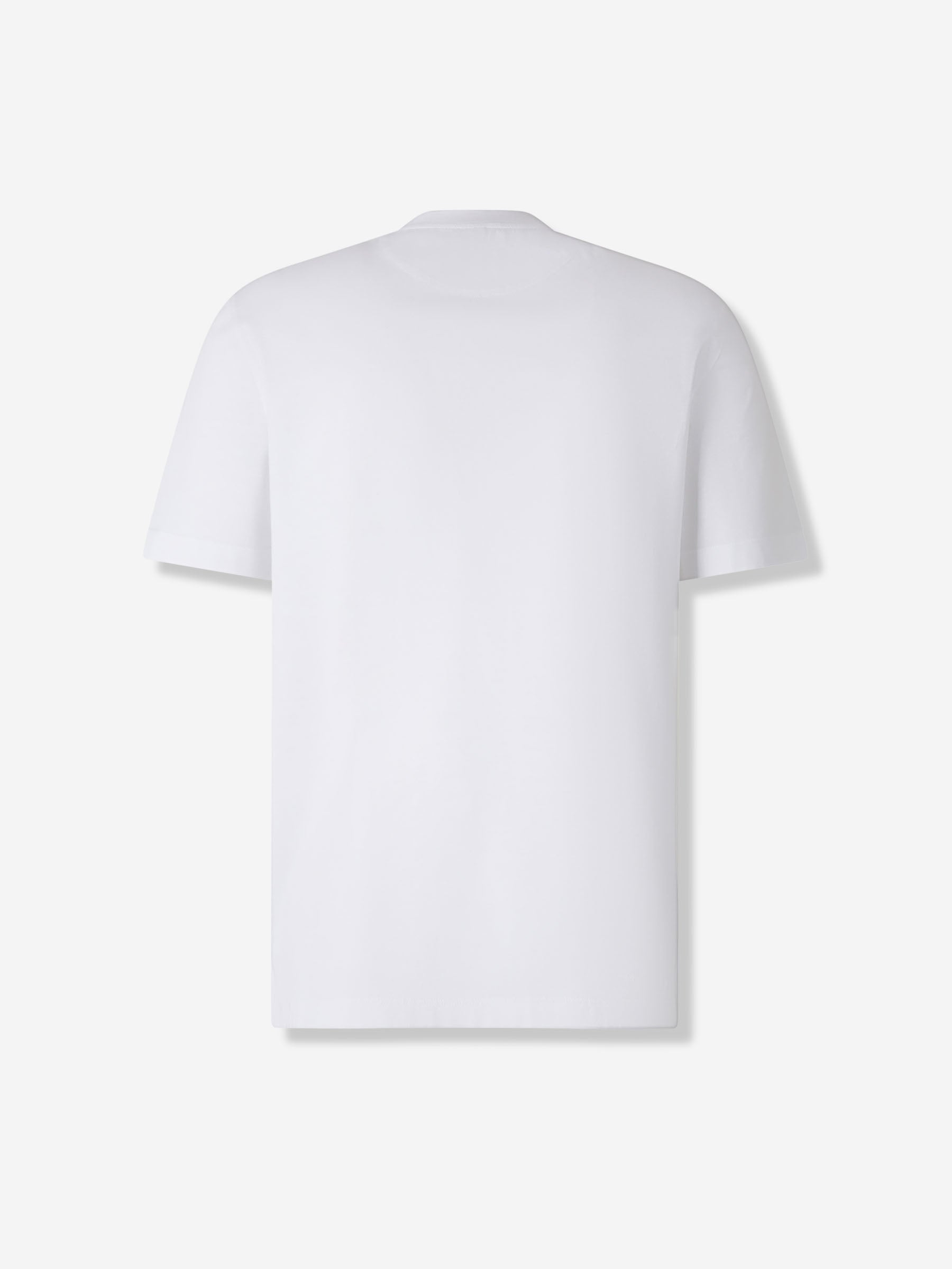 Brioni Hombre Barcelona Camiseta Algodón color Blanco sku 553-004362 02 - Foto 2