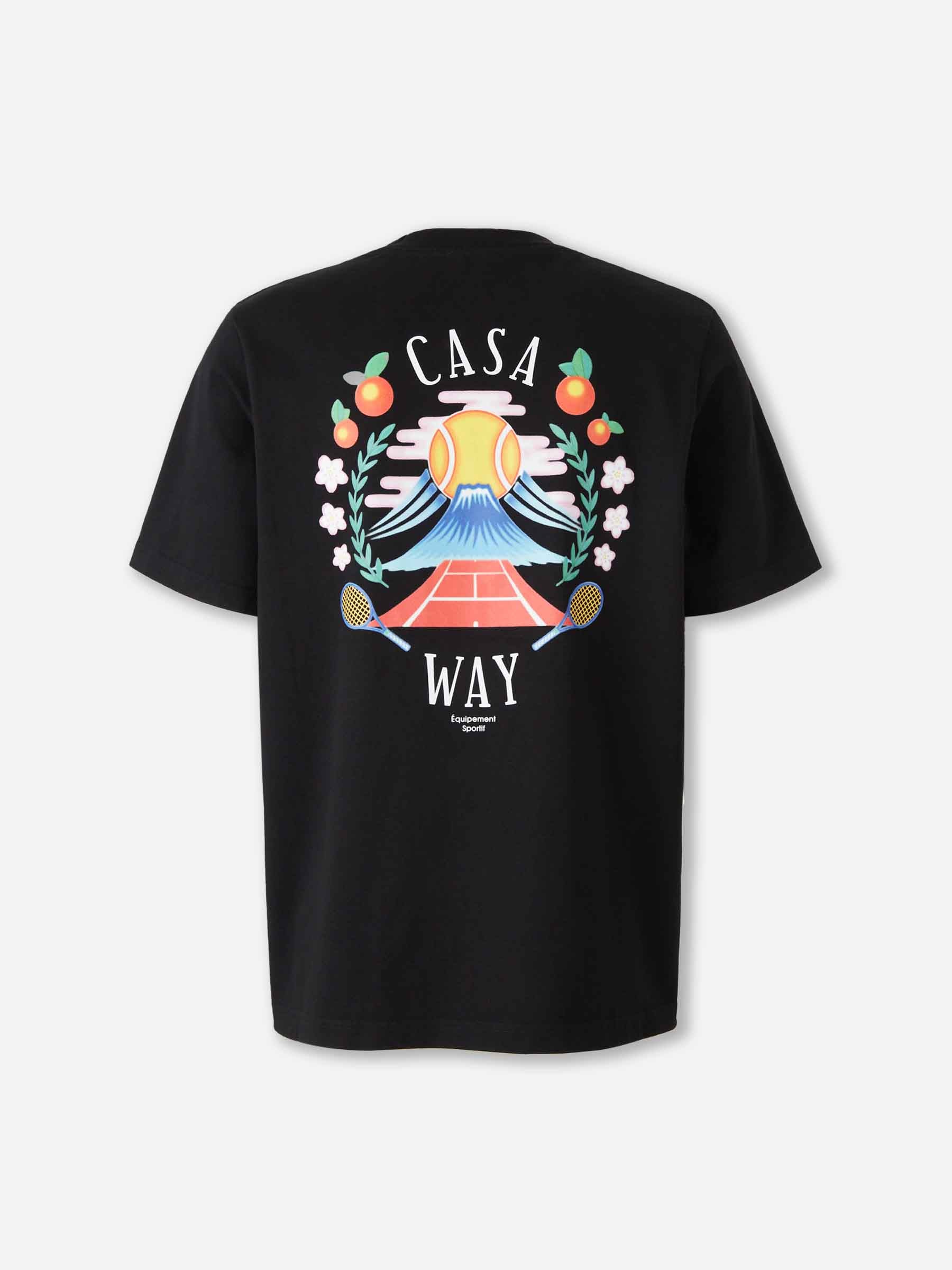 Casablanca Hombre Barcelona Camiseta Casa Way Mountain color Negro sku 553-004367 01 - Foto 2