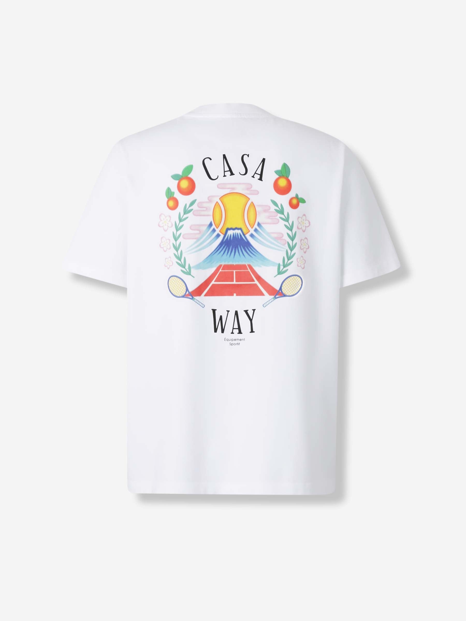 Casablanca Hombre Barcelona Camiseta Casa Way Mountain color Blanco sku 553-004367 02 - Foto 2