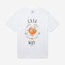 Casablanca Hombre Barcelona Camiseta Gráfica Algodón color Blanco sku 553-004374 01 - Foto 1