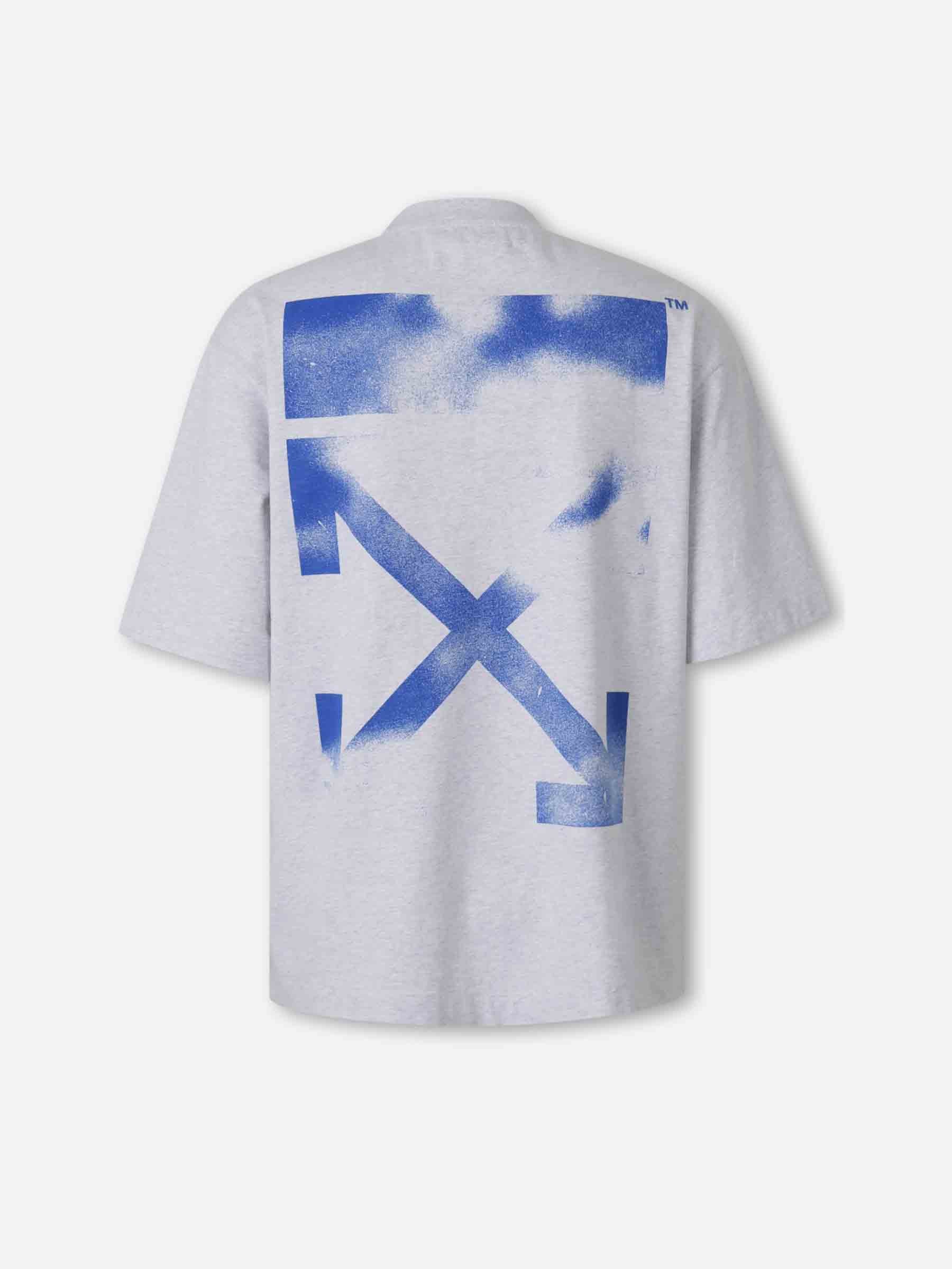Off-White Hombre Barcelona Camiseta Cuello Redondo color Gris sku 553-004382 01 - Foto 2