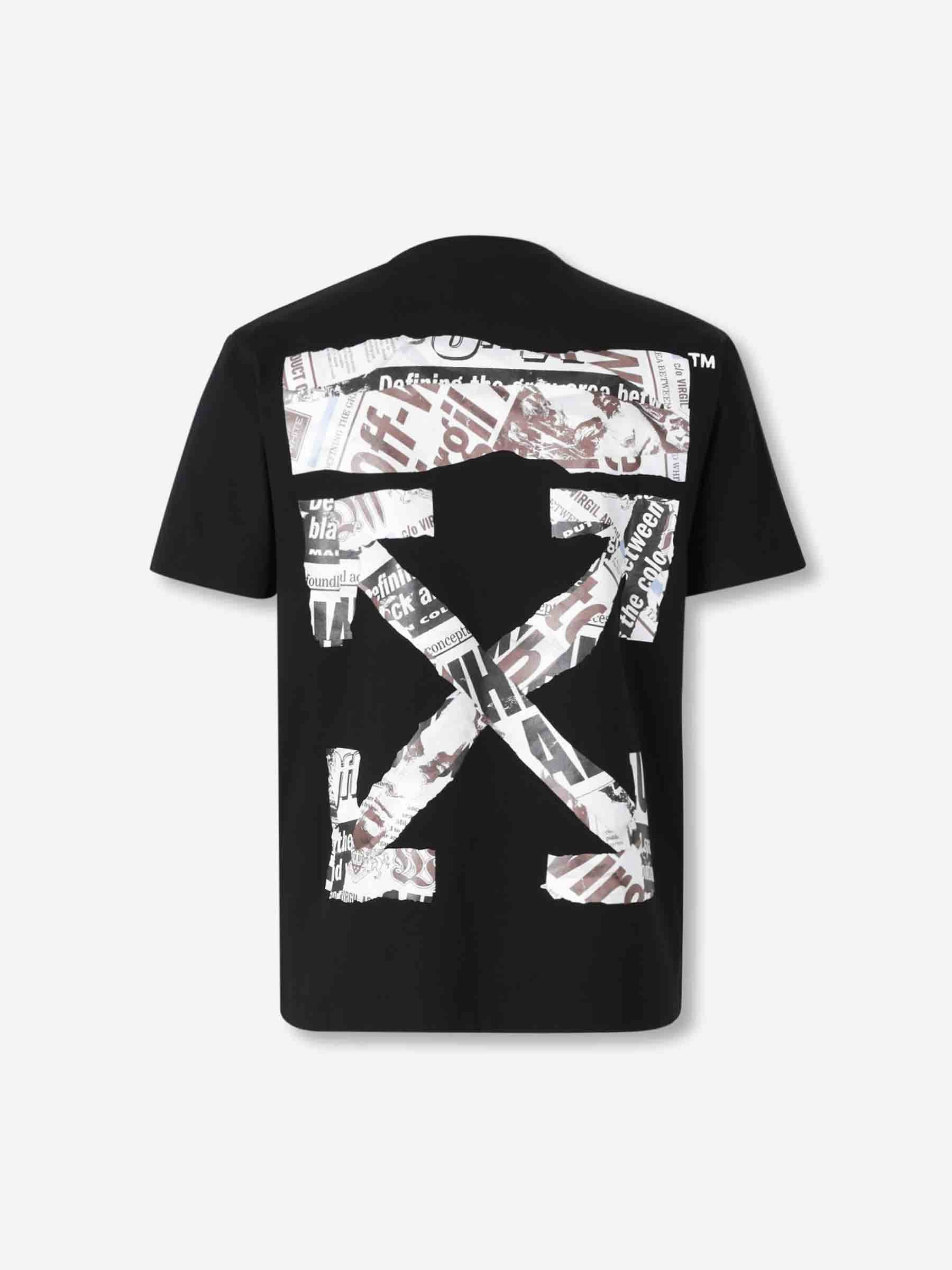 Off-White Hombre Barcelona Camiseta Cuello Redondo color Negro sku 553-004383 02 - Foto 2
